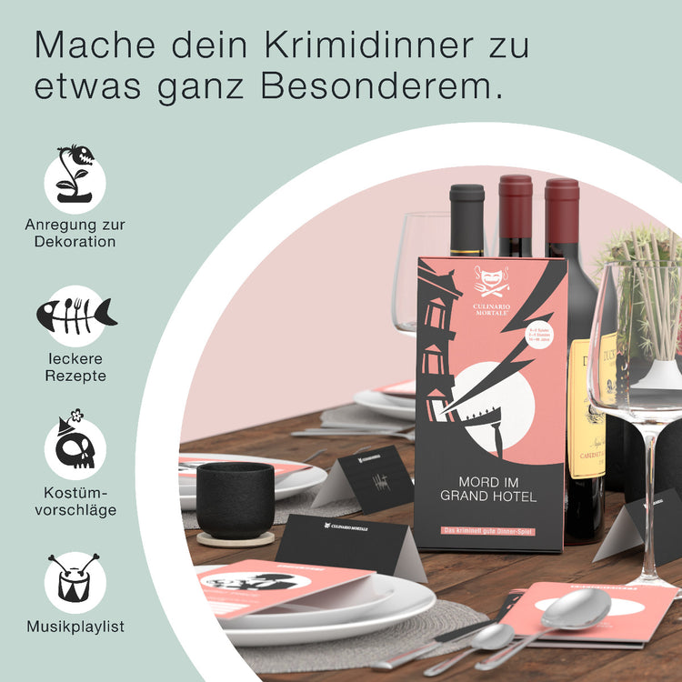 Krimi-Dinner Mord im Grand Hotel