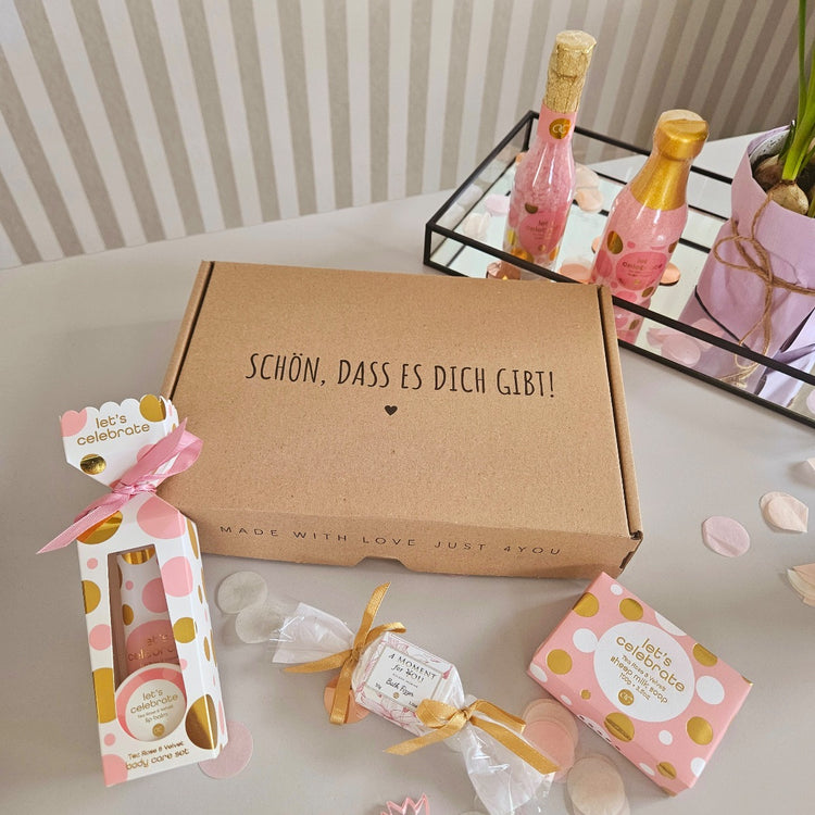 Wellness - Geschenkbox Schön dass es Dich gibt!
