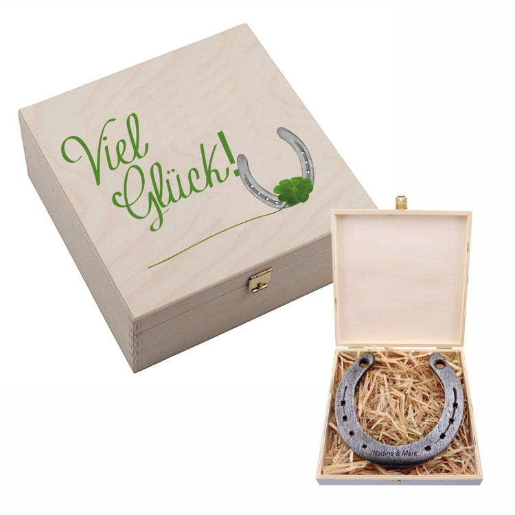 Hufeisen-Box Viel Glück