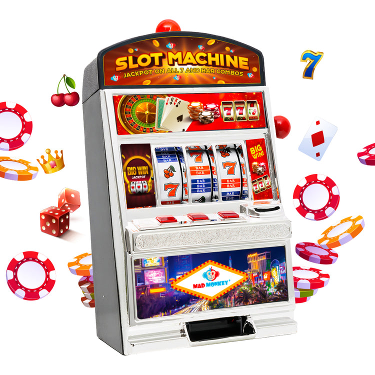 Slotmaschinen XL Spielautomat als Spardose inkl. Licht & Sound