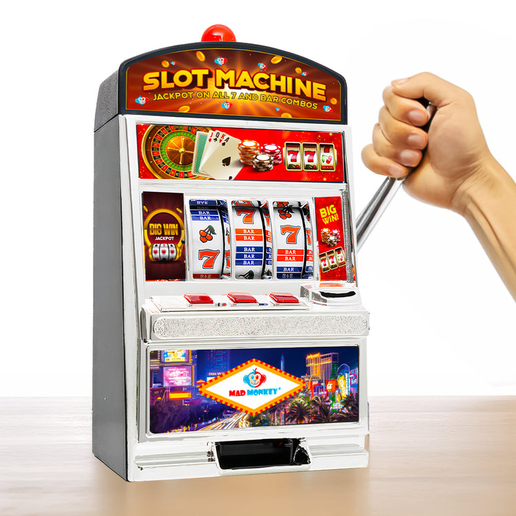 Slotmaschinen XL Spielautomat als Spardose inkl. Licht & Sound
