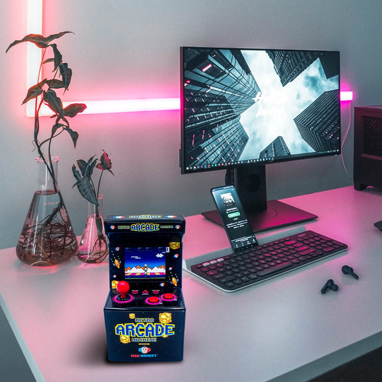Retro Mini Arcade Machine - inkl. 240 8-Bit Spielen