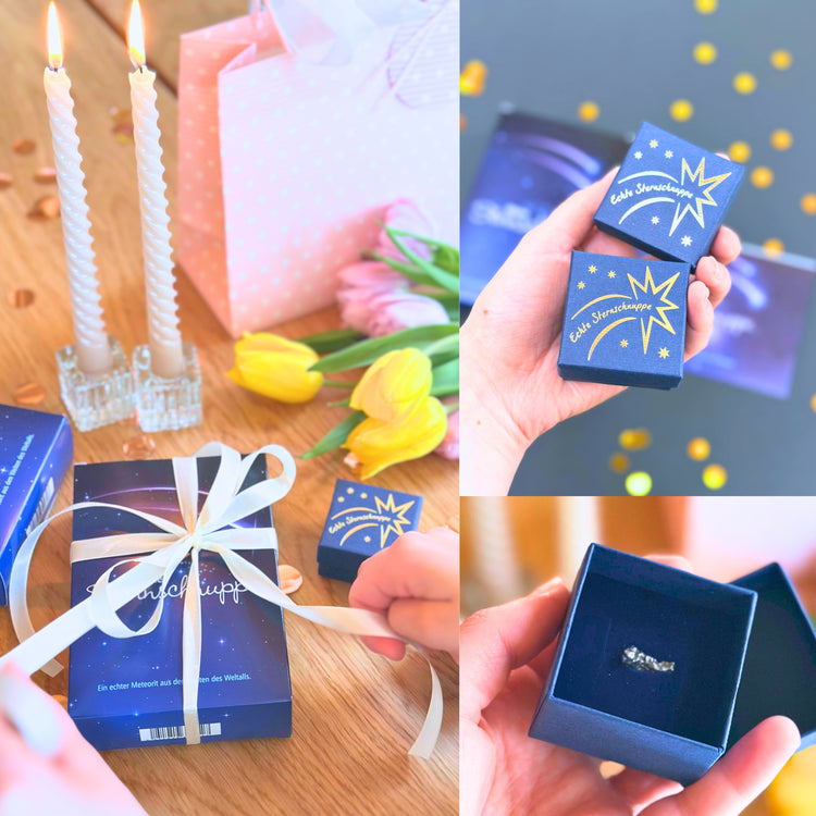 Meine Sternschnuppe mit Geschenkbox & Grußkarte