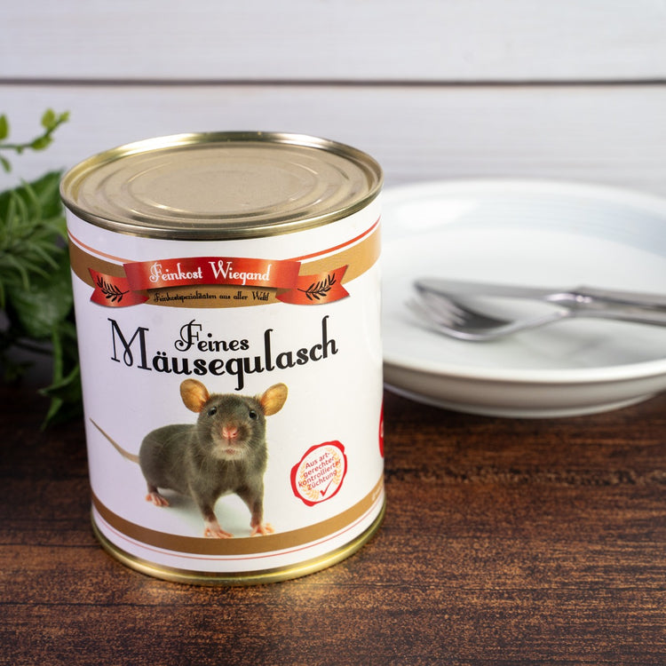 Mäusegulasch aus der Dose