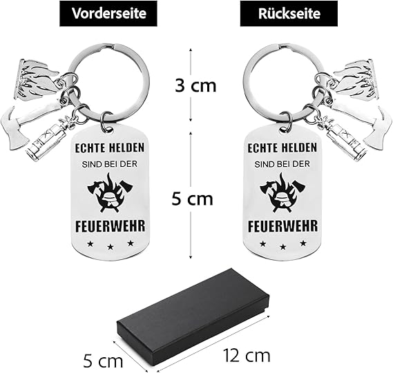 Feuerwehr Geschenk - Schlüsselanhänger
