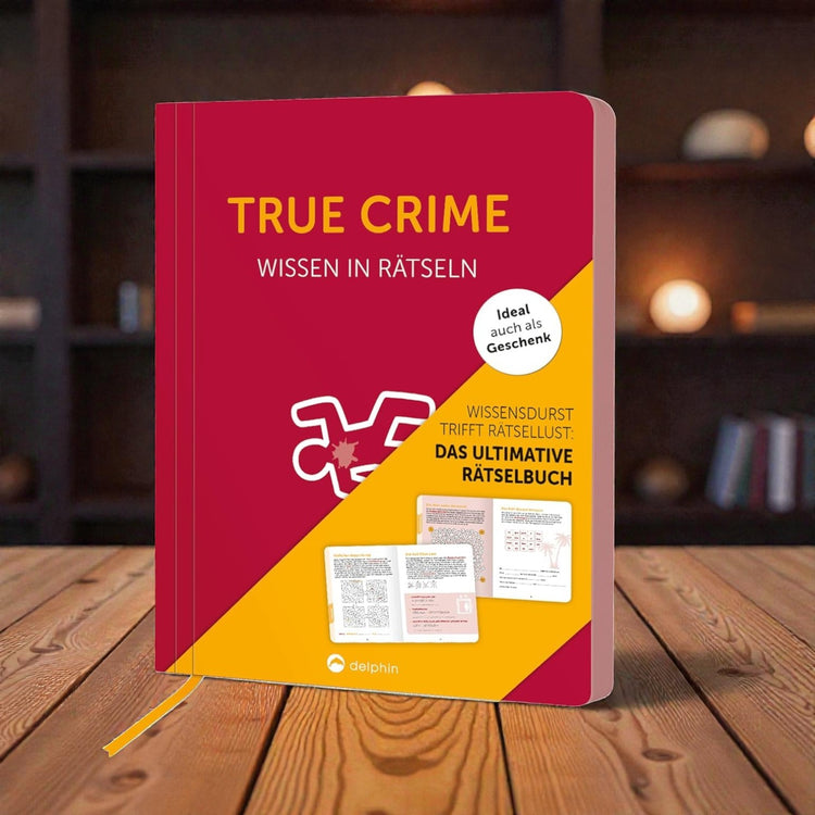 True Crime - Wissen in Rätseln: Rätselbuch für Erwachsene