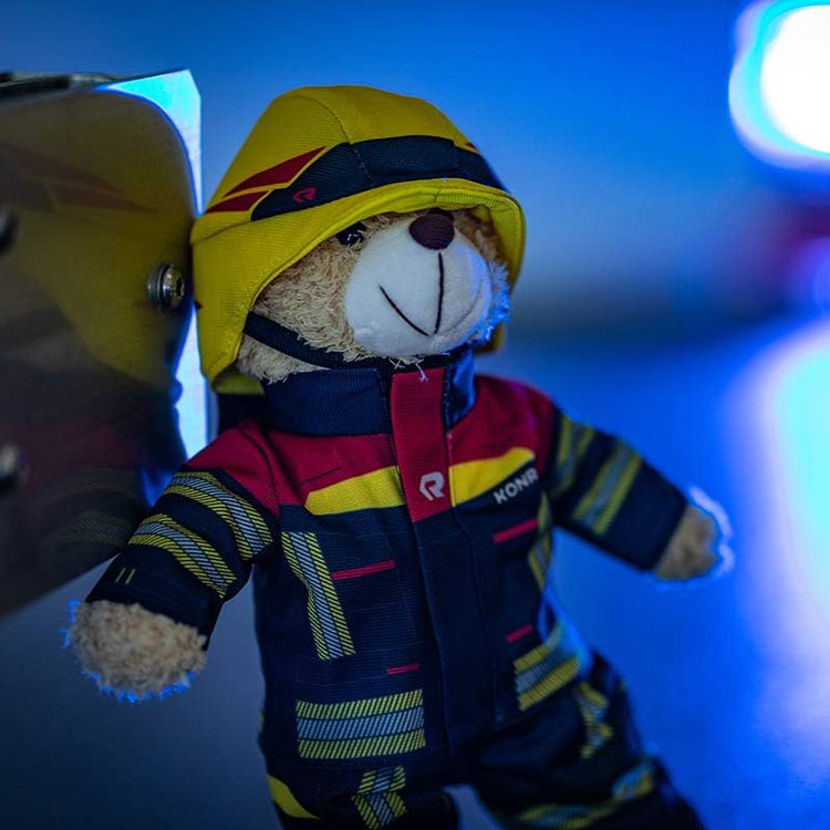 Simba Feuerwehr Plüschbär - kuschelweich 30 cm