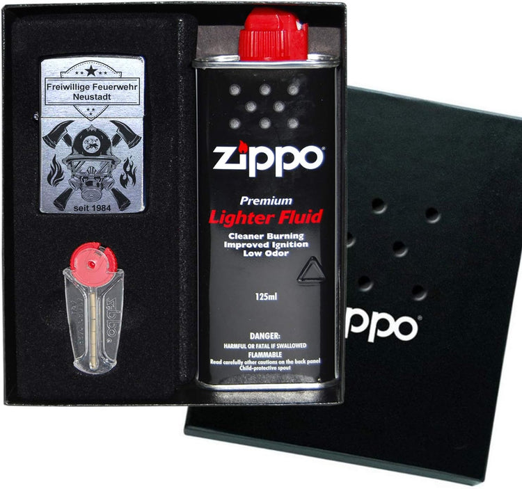 Freiwillige oder Berufs-Feuerwehr - Zippo Feuerzeug