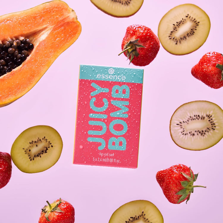 Juicy Bomb Lip Oil - 5er Pack - Beauty Geschenk