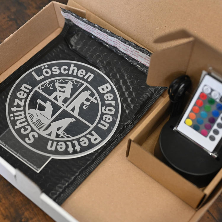 Feuerwehr LED Tischlampe