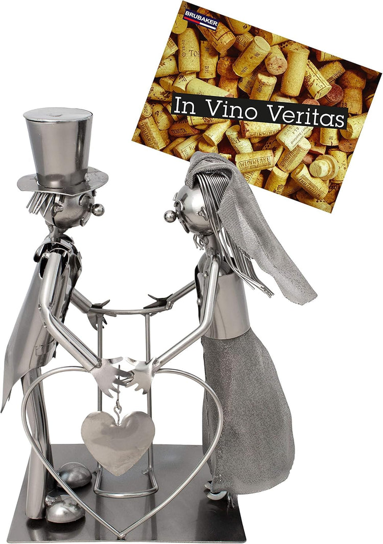 Weinflaschenhalter - Hochzeitspaar - Brautpaar Hochzeitsgeschenk