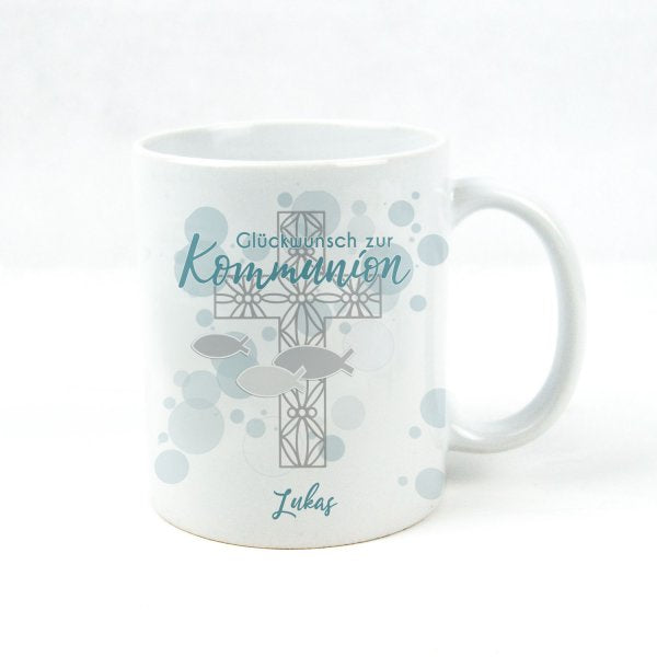 Tasse zur Kommunion mit Name