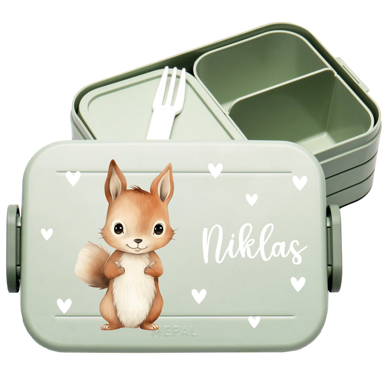 Mepal Lunchbox Midi Tiere mit Herzen