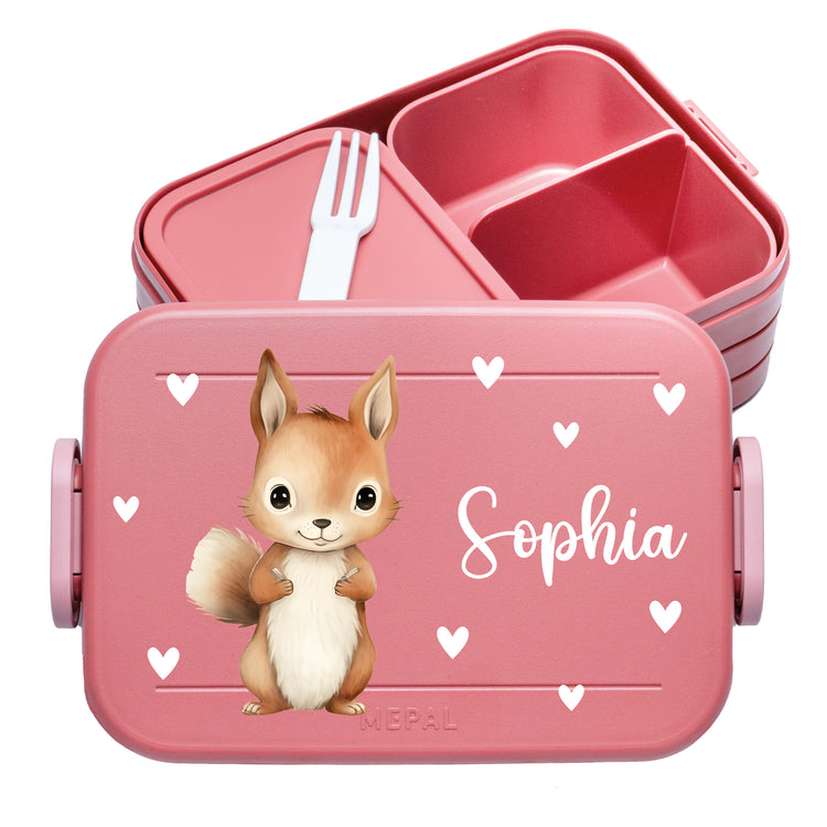 Mepal Lunchbox Midi Tiere mit Herzen