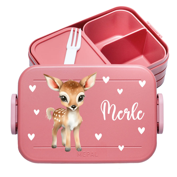 Mepal Lunchbox Midi Tiere mit Herzen