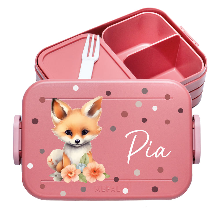 Mepal Lunchbox Midi Tiere mit Punkten