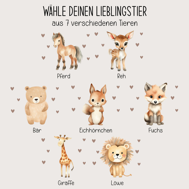 Mepal Lunchbox Midi Tiere mit Herzen