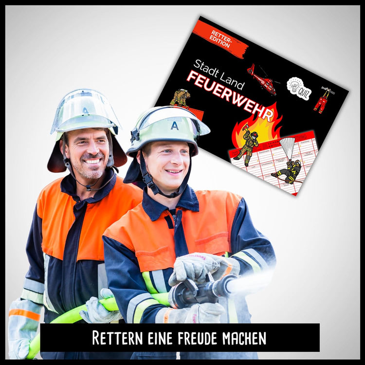 Stadt Land Feuerwehr - Geschenk für Feuerwehrmann & Feuerwehrfrau