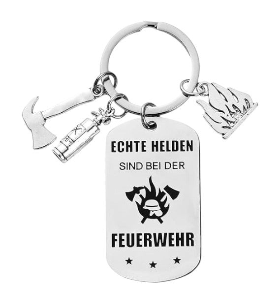 Feuerwehr Geschenk - Schlüsselanhänger