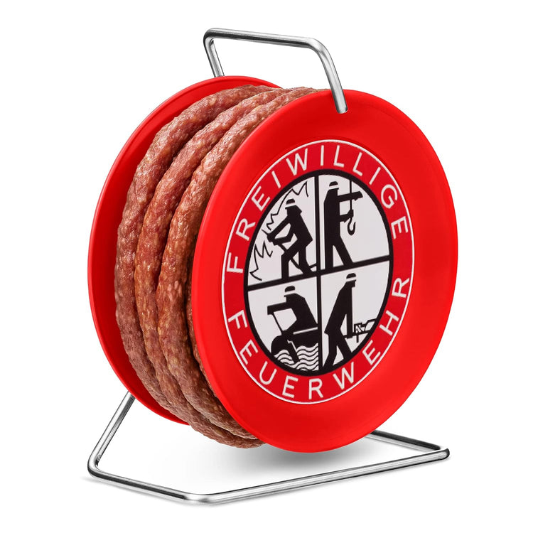 WURSTBARON® - Salami auf Feuerwehr-Trommel - Snack Wurst Mini-Kabeltrommel
