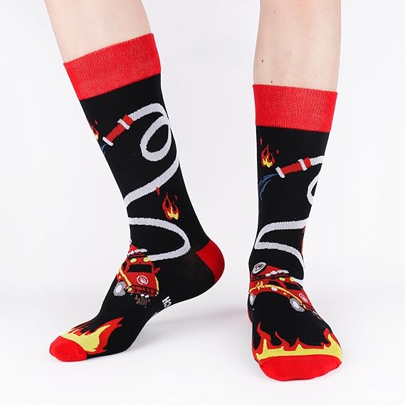 Feuerwehr Socken - Herren 3 Paare 43-46