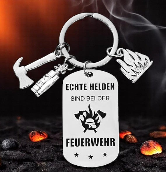 Feuerwehr Geschenk - Schlüsselanhänger