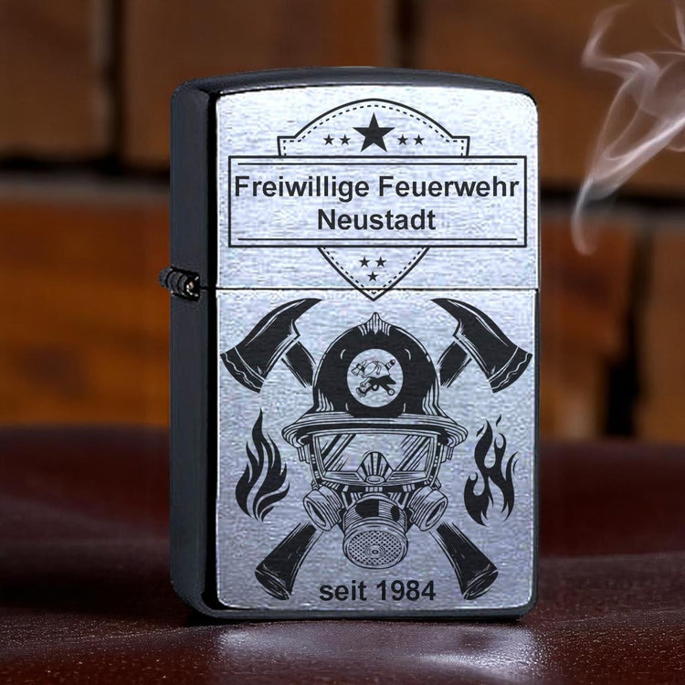 Freiwillige oder Berufs-Feuerwehr - Zippo Feuerzeug