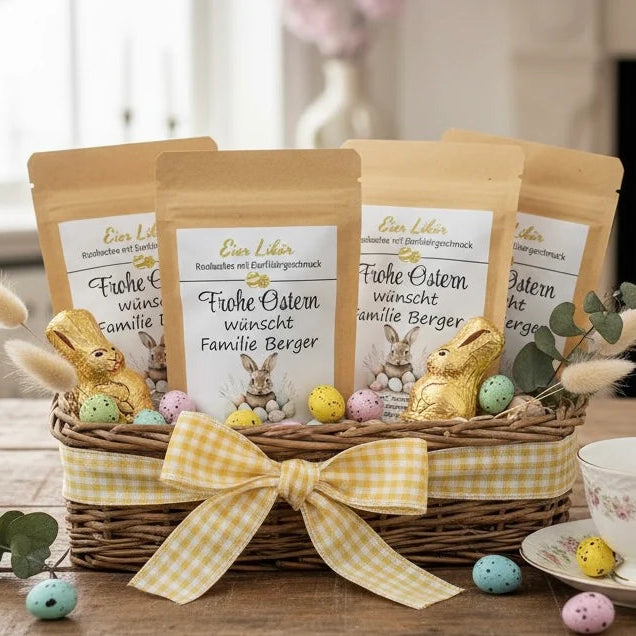 3-er Set - Eier Likör Tee - Frohe Ostern
