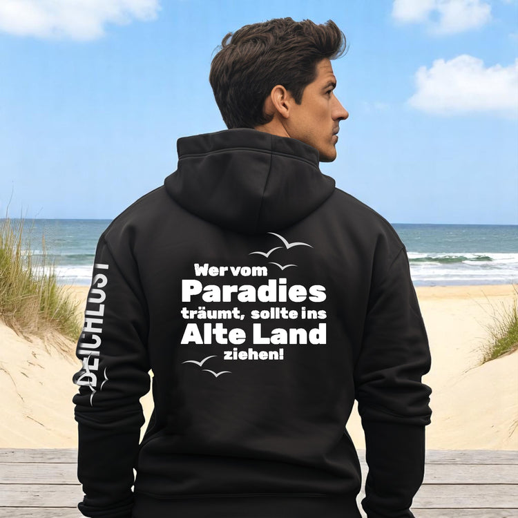 Hoodie schwarz (Unisex) - Deichlust
