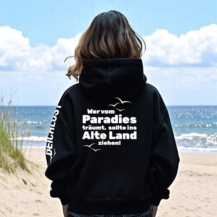 Hoodie schwarz (Unisex) - Deichlust