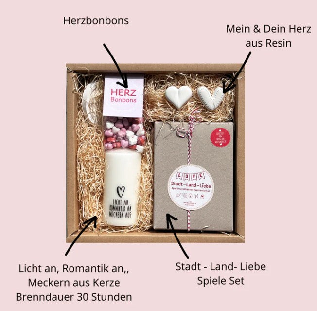 Liebesgeschenke Box für Herzensmenschen