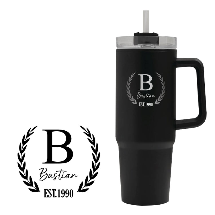 Thermobecher 900 ml Monogram mit Name