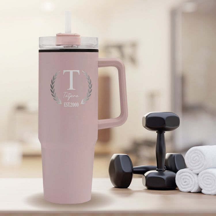 Thermobecher 900 ml Monogram mit Name