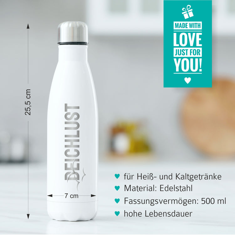 Trinkflasche Edelstahl - Deichlust