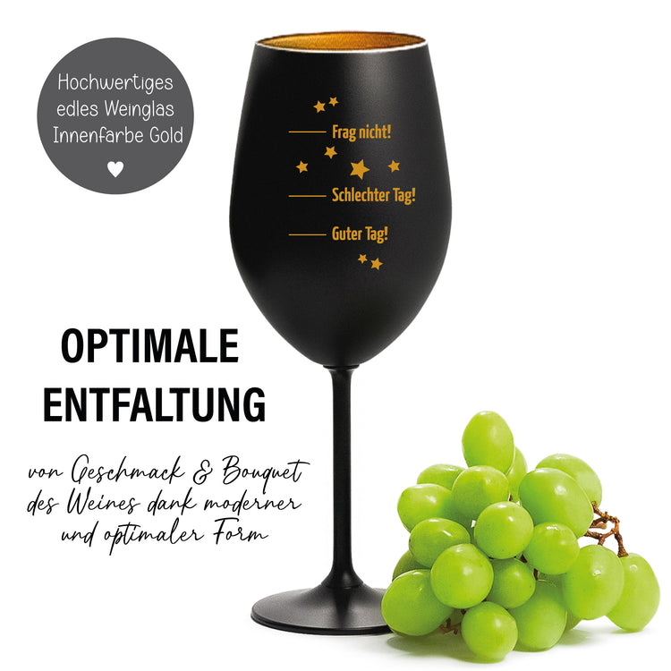 Farbiges Weinglas - Stimmungsglas