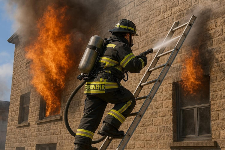 Weinglas mit Gravur  - Feuerwehrmann