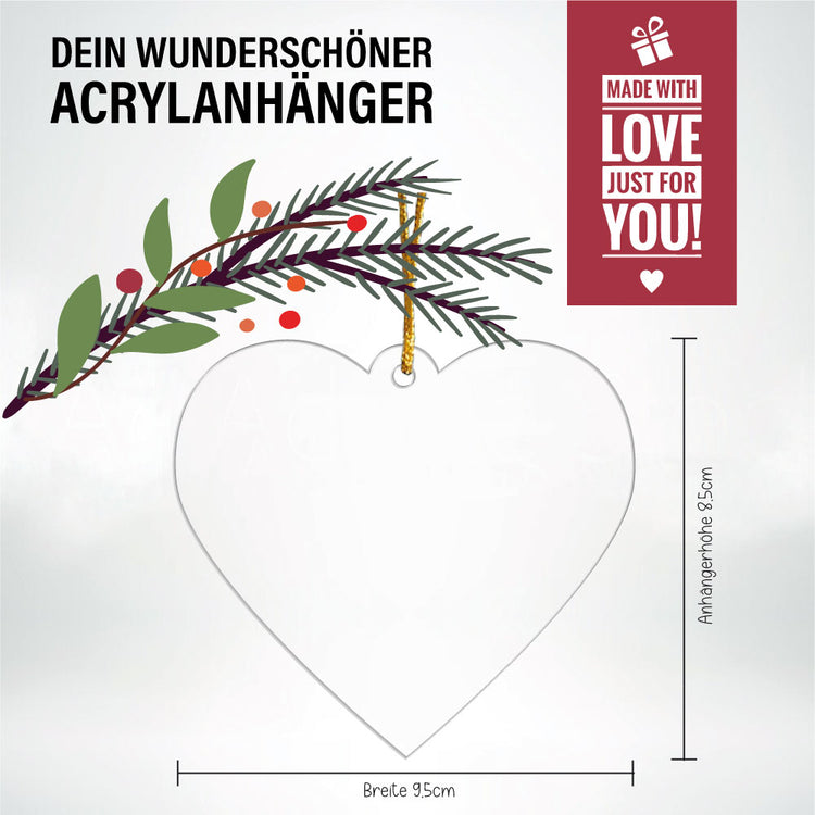Acrylanhänger mit Foto
