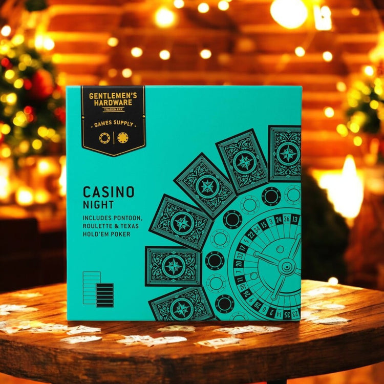 Casino Night Spieleset - Geschenkidee für Pokerfreunde