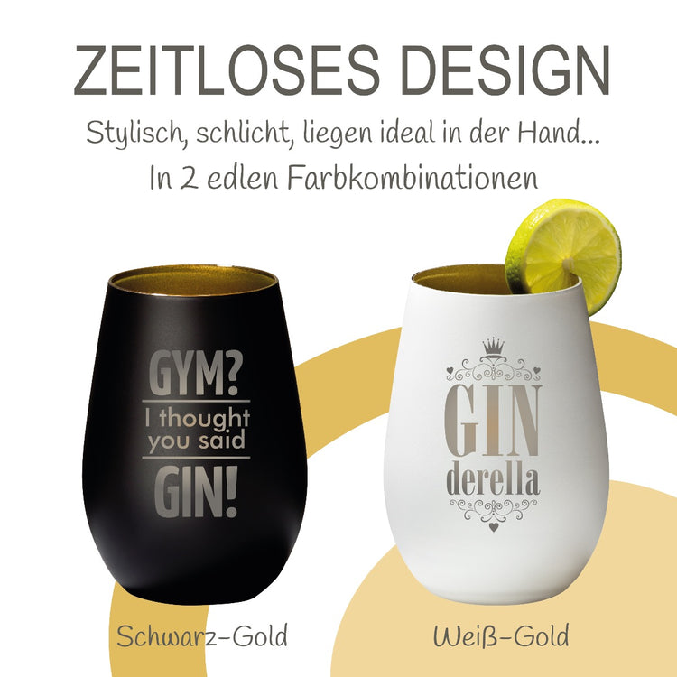 Ginglas - Ohne dich ist mein Leben GINlos mit Wunschname