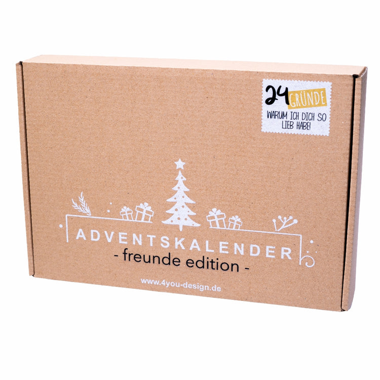 Adventskalender Freunde Edition (zum selber beschriften)