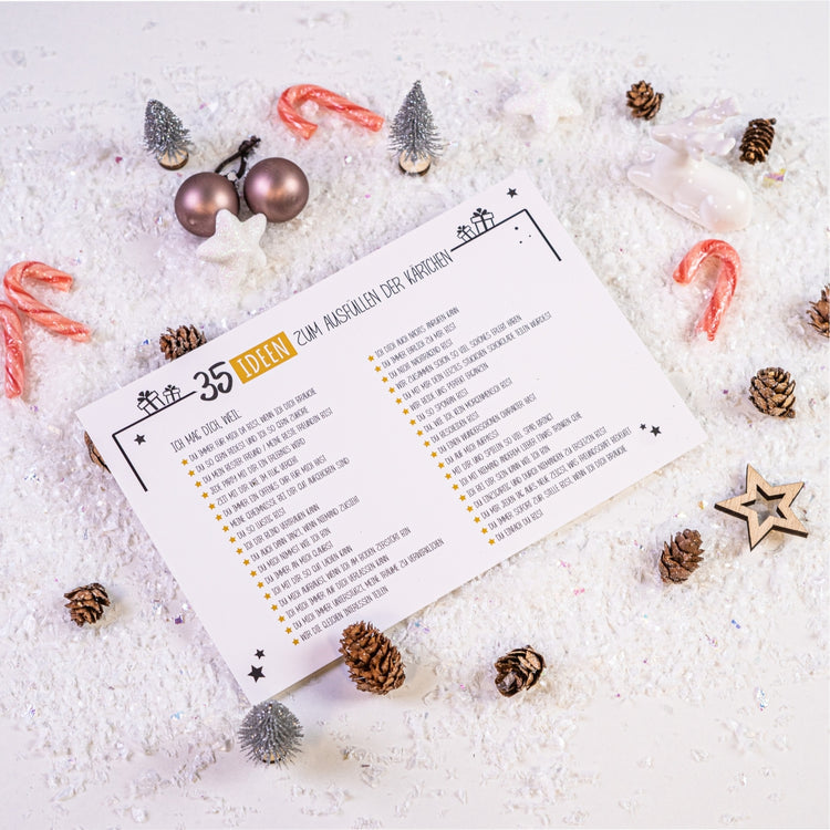 Adventskalender Freunde Edition (zum selber beschriften)