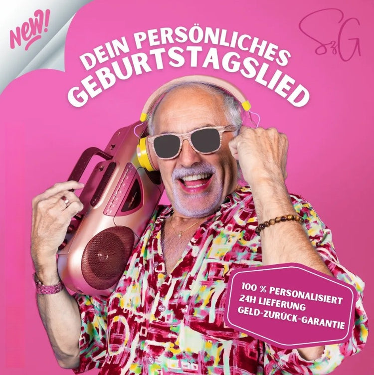 Dein persönliches Geburtstagslied - einzigartiges Geburtstagsgeschenk
