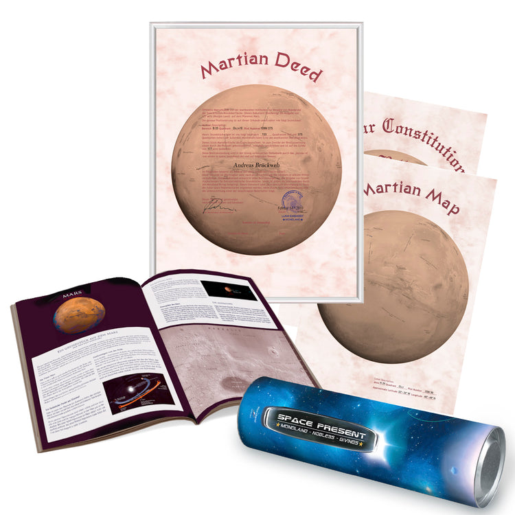 Marsgrundstück Claim - persönliches Stück Land auf dem roten Planeten