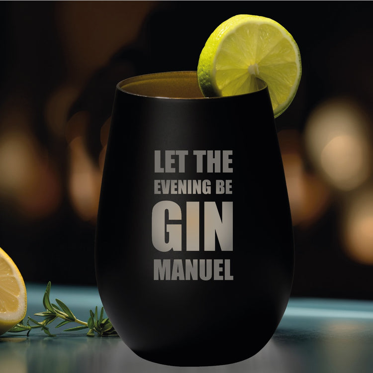 Ginglas - let the evening beGIN mit Wunschname