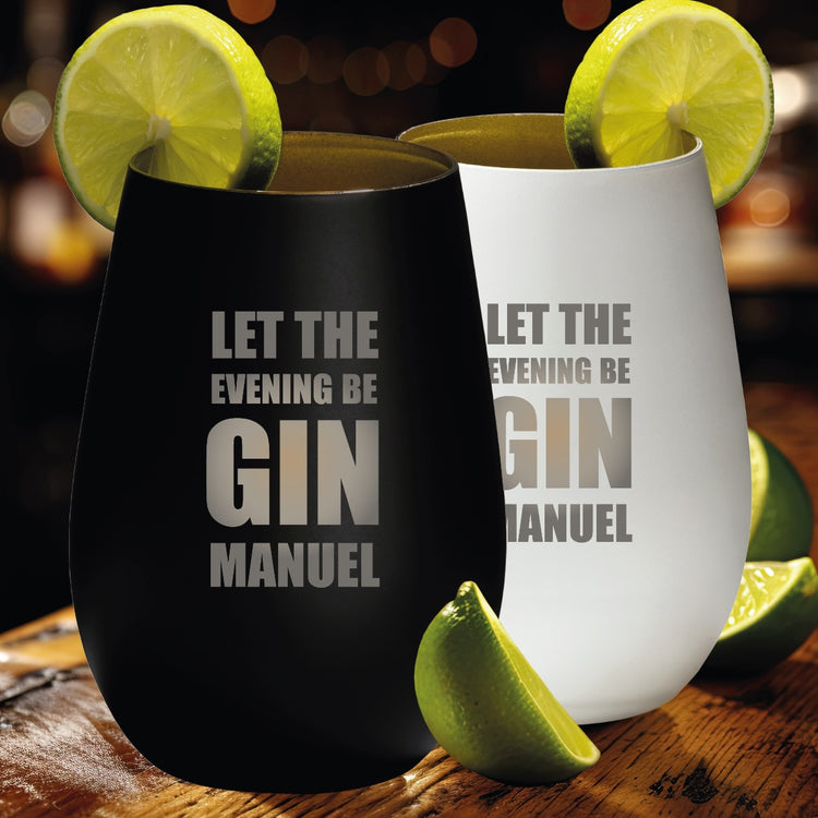 Ginglas - let the evening beGIN mit Wunschname