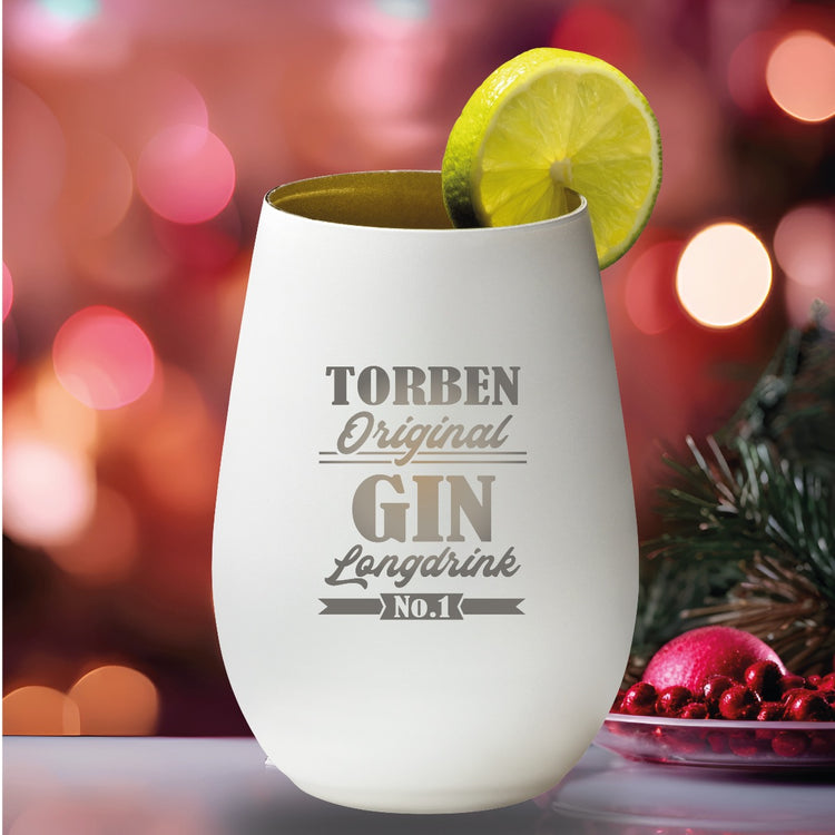 Ginglas - Gin Longdring No1 mit Wunschname