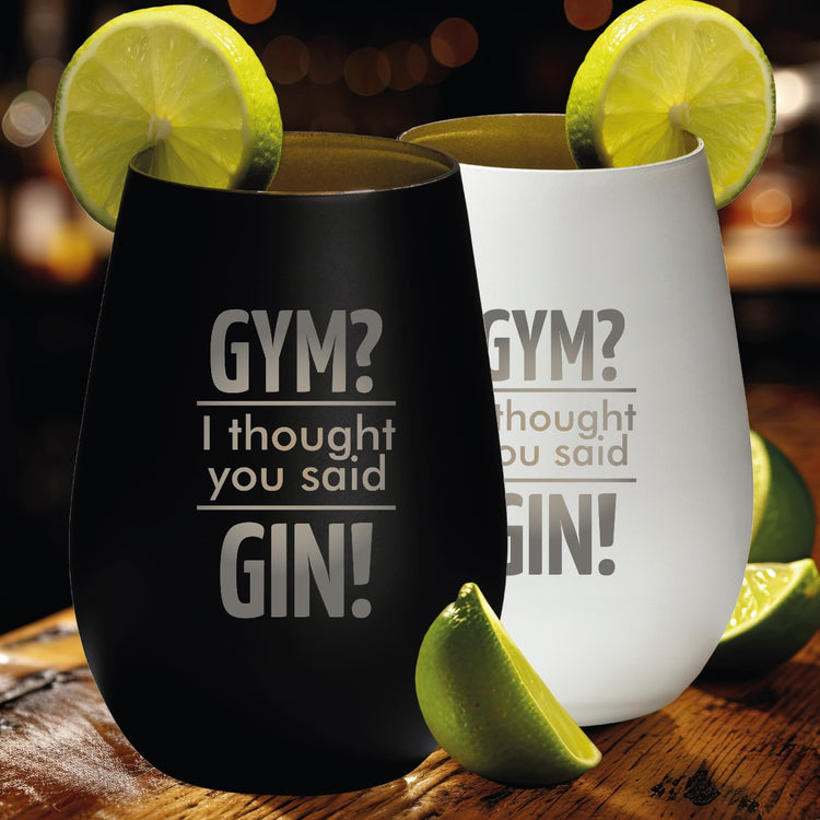 Ginglas - Gym? I thought you said GIN!