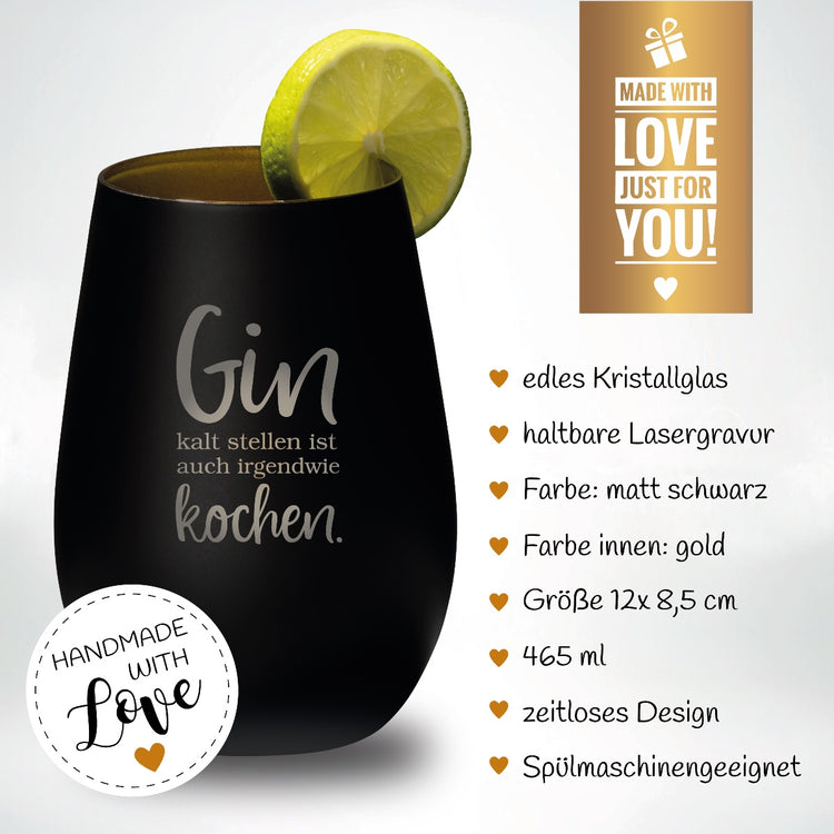 Ginglas - Gin kalt stellen ist auch irgendwie kochen