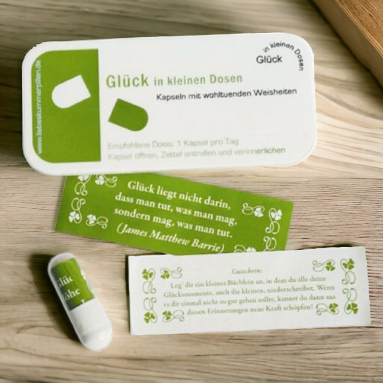Glück in kleinen Dosen