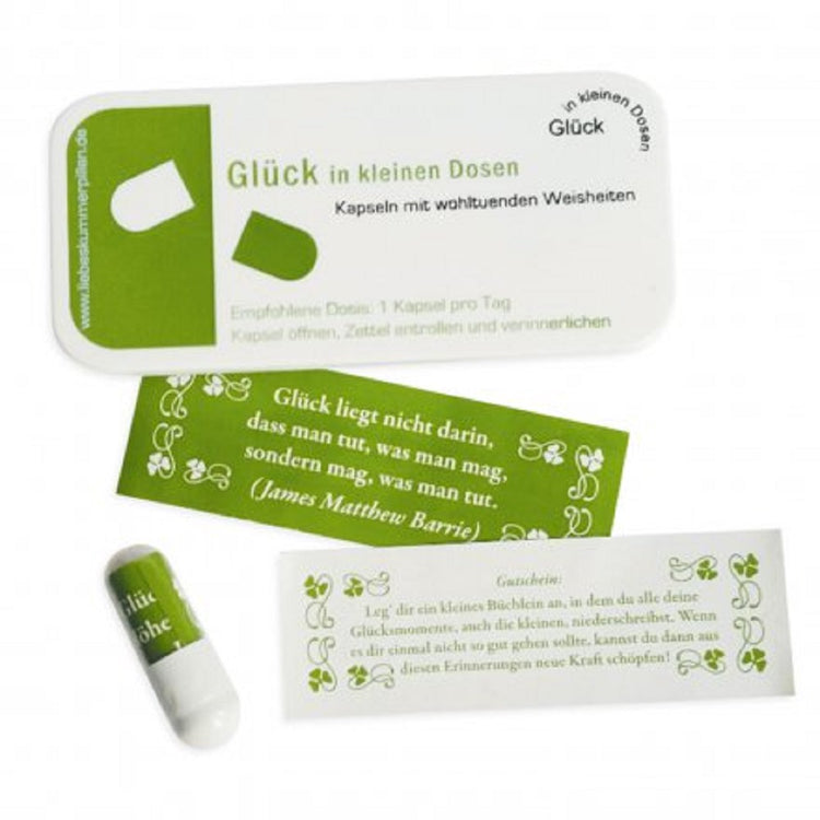 Glück in kleinen Dosen